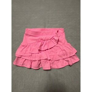 Garanimals Girls Pink Ruffle Skort Size 4T Tiered Jersey Knit Skirt with Shorts